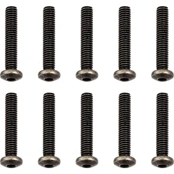 Šroub ASSOCIATED M2,5x14mm šroub s imbusouvou půlkulatou hlavou, 10ks.