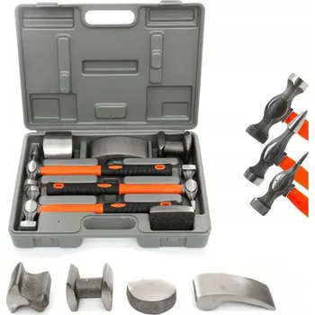 Sada nářadí Kraft & Dele Sada klempířských kladiv 7dílná + babky | KD319