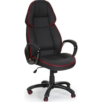 Ergonomická kancelářská židle Bior černá otočná z ekokůže s nastavitelnou výškou Intesi do kanceláře