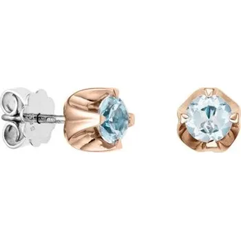 Náušnice JK Zlaté náušnice s přírodními topazy Sky Topaz sky 14 kt ZNKV038G-01-0300