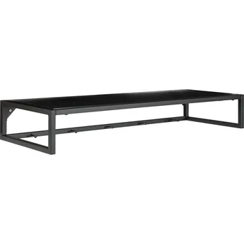 Věšák Nástěnný věšák s policí Vita černý loftový 80 cm