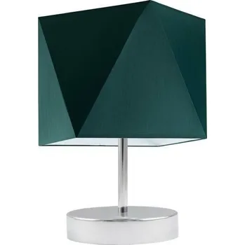 Stojací lampa LYSNE Lampa Pasadena stínidlo zelené stojan chrom