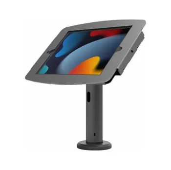 Tablet Compulocks iPad Mini 8.3" Space Enclosure Tilting Stand 8" - Stojan - pro tablet - sklopný kiosek s krytem - uzamykatelný - vysoce kvalitní hliník - cerná - velikost obrazovky: 8.3" - podlahové proved