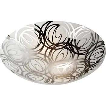 Stropní svítidlo Silk 30 klasické skleněné kulaté bílé do kuchyně a předsíně CANDELLUX