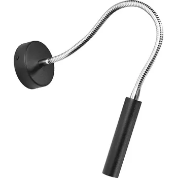 Nástěnné svítidlo Nástěnné svítidlo AXIL černé moderní kovové do obýváku a ložnice Sollux Lighting