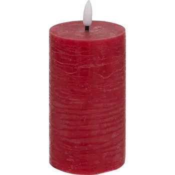 led svíčka Dekorativní LED svíčka Molia z parafínu červená 15 cm Atmosphera vhodná jako dárek