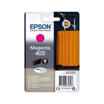 Epson 405 - 5.4 ml - purpurová - originální - blistr s RF / akustickým alarmem - inkoustová cartridge - pro WorkForce WF-7310, 7830, 7835, 7840; WorkForce Pro WF-3820, 3825, 4820, 4825, 4830