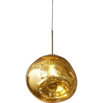 Závěsné svítidlo koule GLAM S zlatá 18 cm moderní do obýváku a jídelny Step into Design