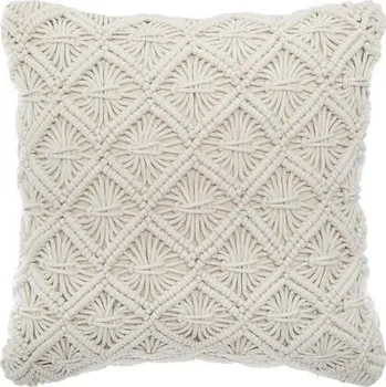 Dekorativní polštářek Atmosphera Macrame polštář 40x40cm béžový