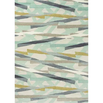 Koberec Moderní vlněný koberec Diffinity Topaz 140x200 geometrický do obýváku a ložnice Harlequin