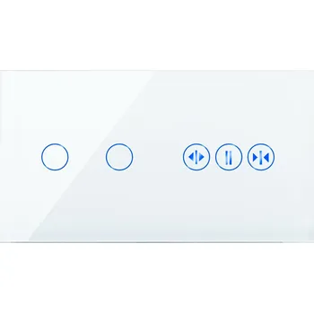 vypínač DOTYKOVÝ SPÍNAČ OVLADAČ ROLETY + DVOJITÝ VYPÍNAČ 2K