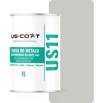 barva na kov Barva na kov US-Coat antikorozní bílá 1 l, vysoký lesk