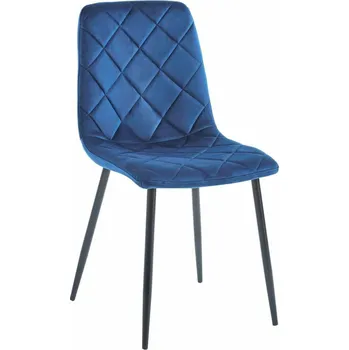 Jídelní židle Intesi Židle Solito Velvet blue