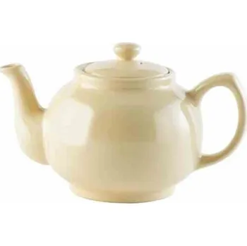Konvice na čaj Price&Kensington krémová keramická konvice na čaj 1,1 l do kuchyně a obýváku