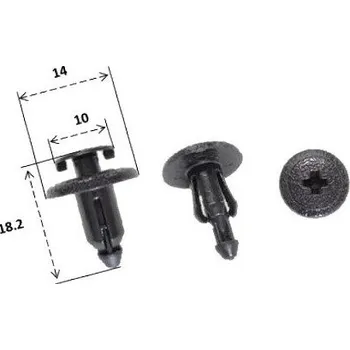 Nýt Plastový nýt RMS 121832003