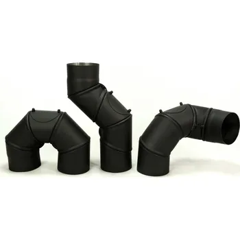 Kouřovod KOVO-KRAUS Koleno stavitelné UNI s ČO 145/0°-180°/1,5mm