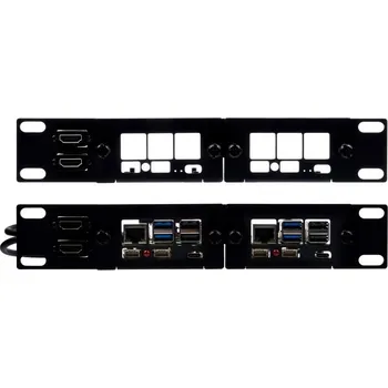 Stolní počítač DeskPi - 1U Rackmate s PCIe NVMe pro Raspberry Pi 5/4B