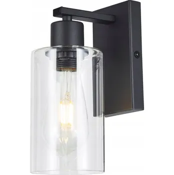 Nástěnné svítidlo Nástěnné svítidlo Miu, matná černá, sklo