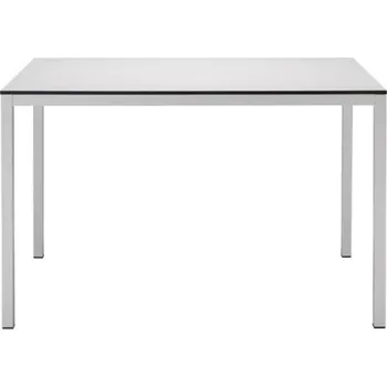 Jídelní stůl Jídelní stůl Mirto 120x80 cm bílý moderní kovový snadno čistitelný SCAB Design