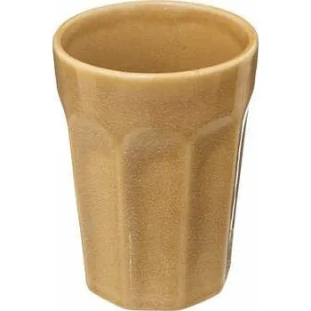 Keramický hrnek Roma 400 ml žlutý moderní na kávu a čaj do kuchyně