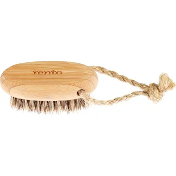 Rento 230001 saunový oválný kartáč bambus
