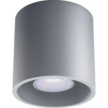 Stropní svítidlo ORBIS šedé moderní kovové do kuchyně, obýváku a ložnice 10 cm Sollux