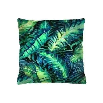 Dekorativní polštářek Sametový dekorační polštář Palms 40x40 cm antialergický do obýváku Intesi