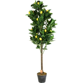 umělá květina Umělé citronovníkové stromek 120 cm Intesi moderní umělé rostliny do obývacího pokoje