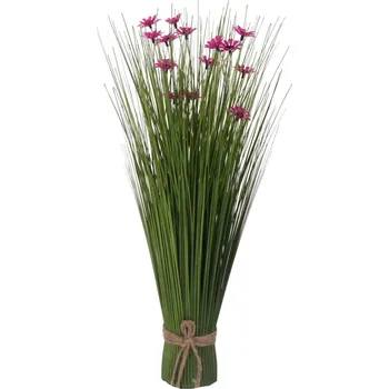 umělá květina Umělé květiny v květináči pažitka růžová Intesi moderní do obýváku a kuchyně 52 cm