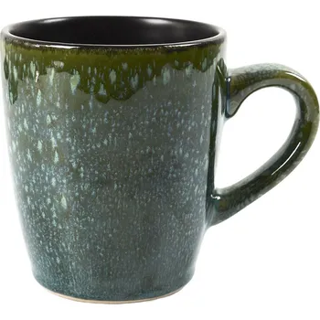 Keramický hrnek Elia 300 ml zelený Intesi na kávu a čaj moderní vhodný jako dárek