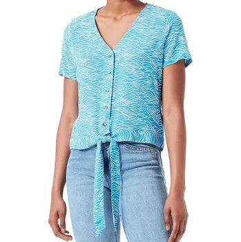 Dámská halenka Halenka na knoflíky Tom Tailor (Dámská halenka s uzlíkem značky Tom Tailor)