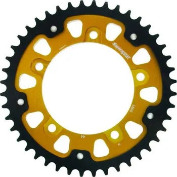 Řetězová sada pro motocykl Rozeta SUPERSPROX STEALTH RST-1800:44-GLD zlatá 44 zubů, 530