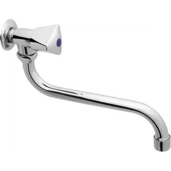 Vodovodní baterie Umyvadlový kohoutek nástěnný, s ramínkem otočným ø 18 mm - 200 mm, chrom