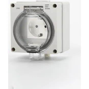 Elektrická zásuvka Elektrická Zásuvka ZREE bílá