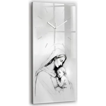 Hodiny Nástěnné hodiny SacroArte šedé 30 cm