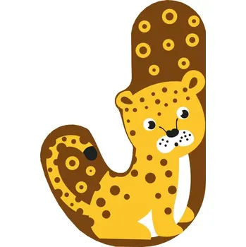 Dekorace do dětského pokoje small foot Dřevěné písmeno J