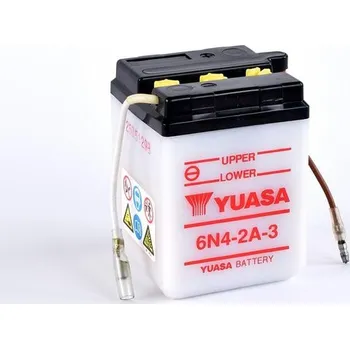 Motobaterie Konvenční 6V akumulátor bez kyseliny YUASA 6N4-2A-3