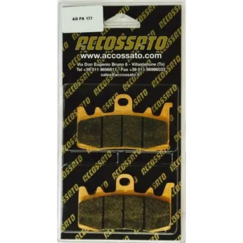Brzda pro motocykl Brzdové destičky ACCOSSATO AGPA177 ST