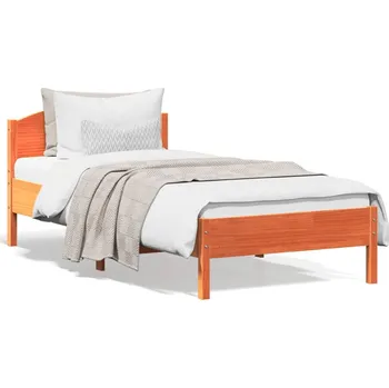 Postel zahrada-XL Postel bez matrace voskově hnědá 90 x 200 cm masivní borovice 842621