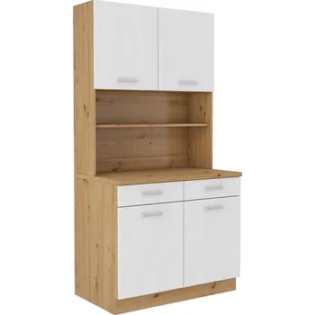 Kuchyňská linka Kredenc Maria New - bílá/dub artisan