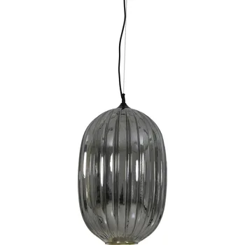 Závěsné svítidlo Jenny kouřové sklo do obýváku 32 cm moderní glamour Light&Living