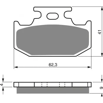 Autodíl Brzdové destičky GOLDFREN 001 S3