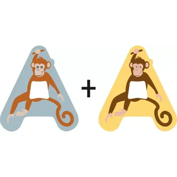 small foot Dřevěné písmeno A