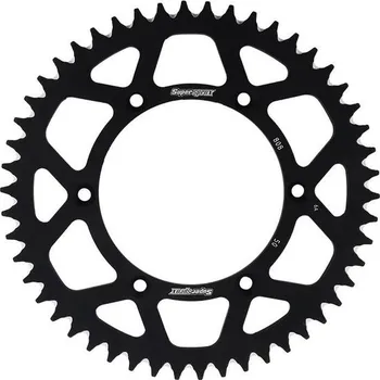 Řetězová sada pro motocykl Hliníková řetězová rozeta SUPERSPROX RAL-808:50-BLK černý 50 zubů, 520