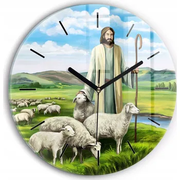 Hodiny Nástěnné hodiny SacroArte zelené 30 cm