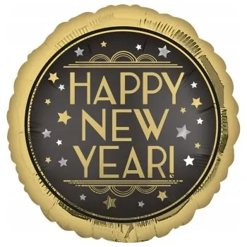 Balónek Fóliový balónek Šťastný Nový Rok Silvestr