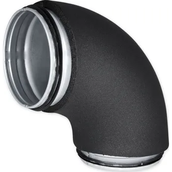Ventishop IZOBL 90° 125 SAFE izolované kovové koleno s těsněním, pozink. kulaté