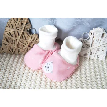 Capáčky AMÁLKA Capáčky pro miminko, lososové Velikost: 56-68