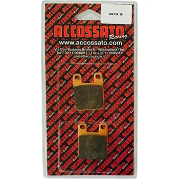 Brzda pro motocykl Brzdové destičky ACCOSSATO AGPA18 ST