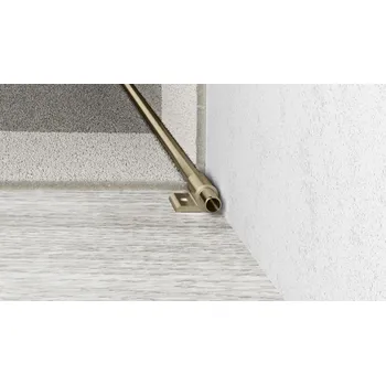 soklová lišta Kobercová tyč - délka 120 cm stříbro Dekor: Světlá bronz